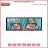 Nelliel Eyes Embroidery Design | Bleach Anime Embroidery File | Machine Stitched Character Facial Detail | Anime Fan Crafts