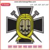 Basil Hawkins Jolly Roger Anime One Piece Embroidery Design; Machine embroidery of pirate skull with cards.