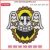 Fallen Monk Pirates Jolly Roger Embroidery Design, One Piece Anime, detailed skull art, machine embroidery pattern.