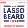 Ted Lasso Beard Embroidery Design 2024 | Machine Embroidery File | Lasso Facial Hair Pattern