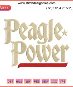 Texas Rangers MLB Embroidery Design: Peagle Power motif, ideal for sport machine embroidery projects.