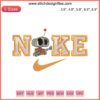 Wall-E Nike Embroidery Design featuring Wall-E and Eve couple, perfect machine design file for Nike apparel customization.