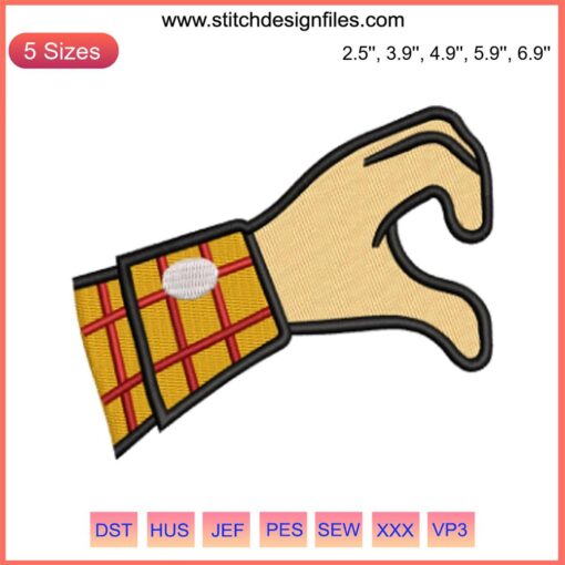 Woody Hand Embroidery Design, Toy Story Machine File, Cowboy Character, DIY Embroidery Pattern, Digital Download