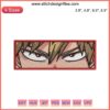 Katsuki Bakugo Eyes Embroidery Design | My Hero Academia Anime | Digital File for DIY Embroidery Projects