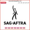 SAG-AFTRA Logo Embroidery Design File, Instant Download, Digital Craft Pattern, Union Logo Stitching Template