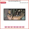 Levi Eyes Embroidery Design: Attack on Titan Anime Machine Embroidery File featuring Levi's intense gaze, perfect for fans.