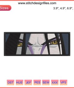 Orochimaru Eyes Embroidery Design - Naruto Anime Machine Embroidery File, Naruto Fans, Embroidery Pattern, Craft Design