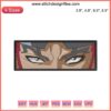 Abarai Renji Eyes Embroidery Design | Bleach Anime Machine File | Intricate Embroidery Pattern for Renji's Iconic Eyes
