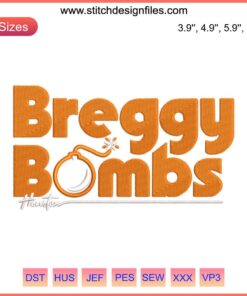 "Alex Bregman Breggy Bombs Embroidery Design, Houston Astros Machine Embroidery File, MLB star themed pattern"