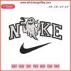 Halloween 420 Nike Embroidery: Weed Ghost Design Machine File for Spooky Season Apparel