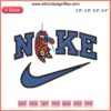 Spider-Man Bluey Nike embroidery design featuring Disney movie elements for machine embroidery file.