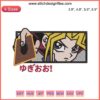 Yugi Muto Anime Embroidery Design: Yu-Gi-Oh Trading Card Game Character for Machine Embroidery, Vibrant Needlework Pattern