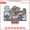 Luffy Gear 5 Embroidery Design from One Piece anime, detailed digital file for embroidery machines, perfect for anime fans.