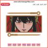 Yor Forger Embroidery Design: Spy x Family Anime Digitizing File, detailed anime character stitch pattern for embroidery.