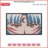 Sesshomaru Eyes Embroidery Design | Animated InuYasha Embroidery File | Machine Embroidery Pattern | Anime Detailing