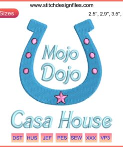 Ken Barbie Mojo Dojo Casa House Embroidery File, Digitized Design, Vibrant Ken Doll Graphic for DIY Embroidery Projects.