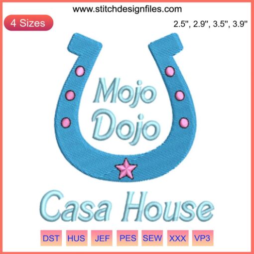 Ken Barbie Mojo Dojo Casa House Embroidery File, Digitized Design, Vibrant Ken Doll Graphic for DIY Embroidery Projects.