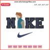 Nike Flynn Rider Embroidery Design - Rapunzel and Flynn Rider Couples Embroidery Digitizing File, Character Pattern