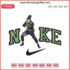 Shikamaru Naruto Embroidery Design | Nike Anime Digitizing File | Detailed digital embroidery of Shikamaru from Naruto