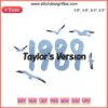 "1989 Taylor Swift Album Embroidery Design, Digitized for Embroidery Machines; Taylor Swift Embroidery File Download"
