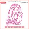 Barbie Girl Embroidery Design, Barbie Movie Digitizing File, vibrant, high-quality stitching pattern for textiles and crafts.