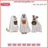 Dog Ghost Embroidery Design | Cute Ghostly Dog Halloween Pattern | Funny Halloween Digital Embroidery File