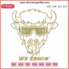 Colorado Buffaloes We Comin Embroidery Design, football-themed digitizing file, perfect for sports enthusiasts and embroidery projects.