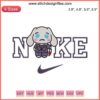 Nike x Cinnamoroll Halloween Embroidery Design featuring spooky digital stitching, perfect for festive apparel crafting.