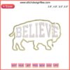 Colorado Buffaloes Football Embroidery Design, Football Buffalo Digitizing File, Collegiate Sports Embroidery, Team Spirit Emblem