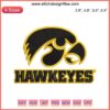 Iowa Hawkeyes Football Embroidery Design featuring Iowa Hawkeyes Logo | Digital Stitching for Sports Fans