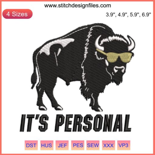 Colorado Buffaloes It's Personal embroidery design, football embroidery, digital stitching, trending sports design, college football.