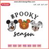 Mickey Ghost Pumpkin Embroidery Design: Playful Halloween stitching featuring spooky Mickey-shaped ghost pumpkin. Perfect for festive crafting.