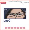 Uryu Ishida Anime Embroidery Design | Bleach Digital Stitching | Detailed Uryu Ishida Stitching Pattern for Embroidery Projects