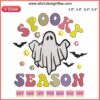 Ghost Spooky Season Embroidery Design, Halloween Digitizing File, Cute Ghost Stitched Pattern, Perfect for Halloween Crafts