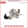 "Luffy Gear 5 Nike Swoosh Embroidery Design - Anime One Piece Digitized File for Embroidery"