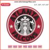Atlanta Falcons Starbucks Logo Embroidery Design - NFL Sport Digital Stitching, Starbucks Cup Embellishment, Fan Gift Idea.