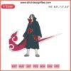 Itachi Embroidery Designs Anime Naruto Nike Instant Download DST PES - Ideal for custom embroidery projects