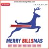 Buffalo Bills Christmas embroidery design featuring reindeer antlers and footballs, perfect for festive stitching enthusiasts.