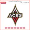 Las Vegas Aces Logo Embroidery Design, Basketball Team Digital Stitching, Sports Emblem, Textile Art