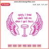 Pink When I Get There Embroidery Design | Pink Singer Summer Carnival Digital Stitching 2 Pink Singer Summer Carnival Embroidery Design: "When I Get There" vibrant digital stitching, playful warm-season theme.