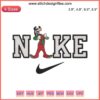 Goofy in Christmas Pajamas Embroidery Design | Disney Digital Stitching | Nike-Themed Festive Art