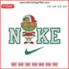 Grinch Couple Xmas Embroidery Design | Nike Grinch Boy Digital Stitching | Christmas Themed Embroidery Pattern