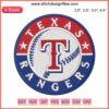 Texas Rangers Logo Embroidery Design: Baseball-themed digital stitching perfect for apparel customization.