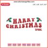 Harry Styles Embroidery Design, Christmas Music Theme, Digital Stitched Art, Festive Music Decor, Holiday Embroidery Pattern
