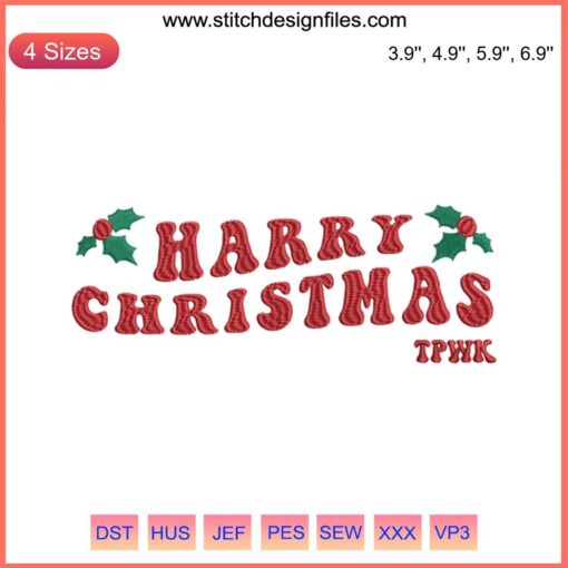 Harry Styles Embroidery Design, Christmas Music Theme, Digital Stitched Art, Festive Music Decor, Holiday Embroidery Pattern