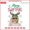 Taylor Swift Eras Tour Embroidery: "Merry Swiftmas" Christmas 2023 digital stitching design, festive embroidery pattern.