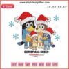 Blue Dog Family Christmas Embroidery Design: Festive digital stitching, Merry Christmas, holiday decor, embroidery patterns.