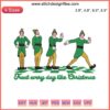 Elf Embroidery Design - "Treat Every Day Like Christmas" | Festive Merry Xmas Digital Stitching with Elf and Christmas Text.
