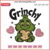 Grinchy Pan Dulce Concha Embroidery Design - Festive Baby Grinch Christmas Stitching Pattern, Digital Art for Christmas Crafting