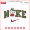 Hello Kitty Reindeer x Nike Embroidery Design, Cute Christmas Gift, Digital Stitching, Festive Holiday Embroidery Pattern